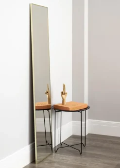 Spejl Narrow Guld 41x171 cm