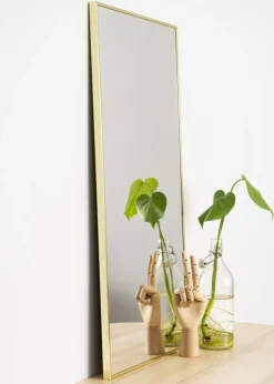 Spejl Narrow Guld 40,5x80,5 cm