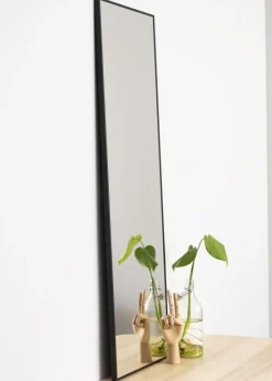 Spejl Narrow Sort 41x121 cm