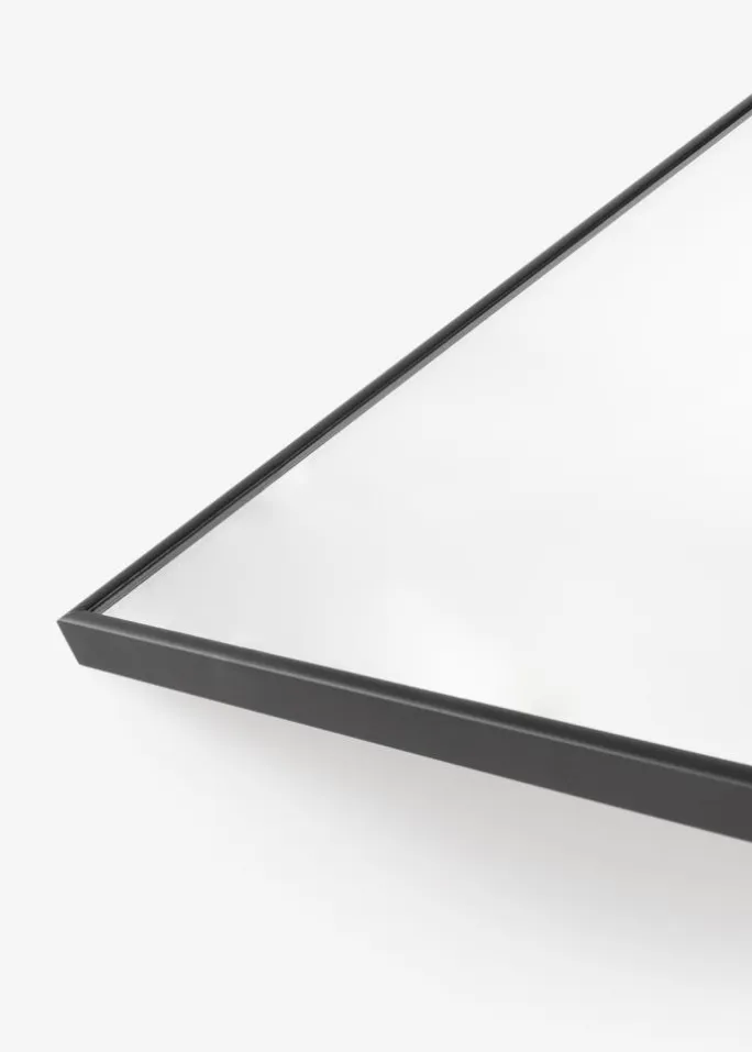 Spejl Narrow Sort 41x81 cm