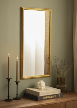 Spejl Nostalgia Guld 45x85 cm