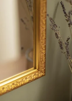 Spejl Nostalgia Guld 45x85 cm