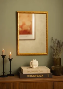 Spejl Nostalgia Guld 40x55 cm