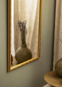 Spejl Nostalgia Guld 45x105 cm