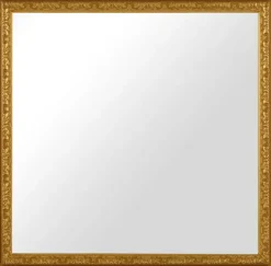 Spejl Nostalgia Guld 45x45 cm
