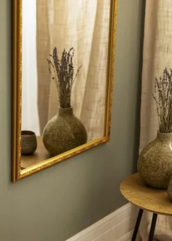 Spejl Nostalgia Guld 55x105 cm