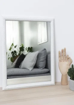 Spejl Nostalgia Hvid 30x40 cm