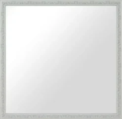 Spejl Nostalgia Hvid 45x45 cm