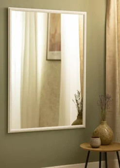 Spejl Nostalgia Hvid 75x105 cm