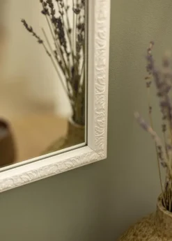 Spejl Nostalgia Hvid 35x125 cm