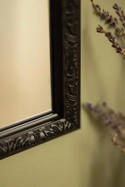 Spejl Nostalgia Sort 30x40 cm