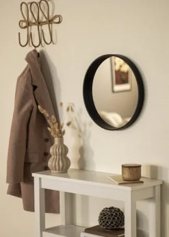 Spejl Reflection Sort 40 cm Ø