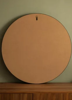 Spejl Reflection Sort 80 cm Ø