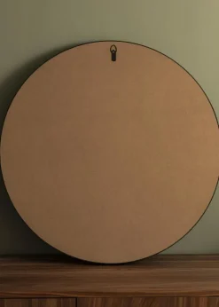 Spejl Reflection Sort 70 cm Ø