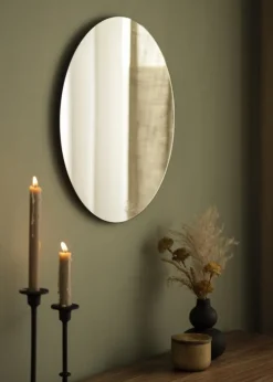 Spejl Round Clear 50 cm Ø