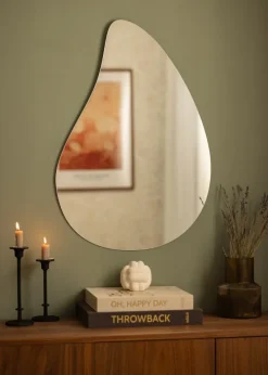 Spejl Slim Drop Clear 80x55 cm