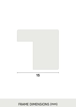 Spejl Solid Oak 43x83 cm