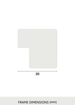 Spejl Solid Smoked Oak 43x83 cm