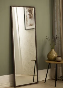 Spejl Solid Smoked Oak 48x133 cm