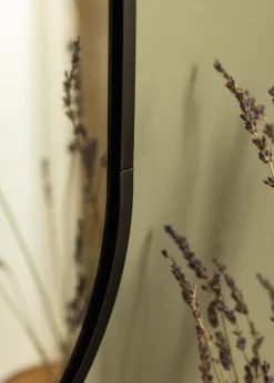 Spejl Trapani Sort 35x60 cm