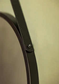 Spejl Trapani Sort 35x60 cm