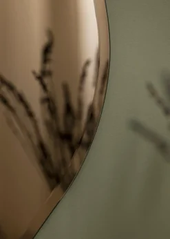 Spejl Wave Brown 55x110 cm