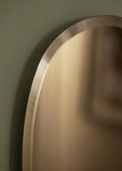 Spejl Wave Brown 55x110 cm