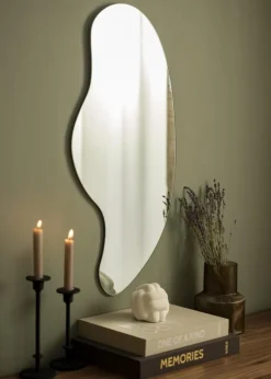 Spejl Wavy Cloud 40x80 cm