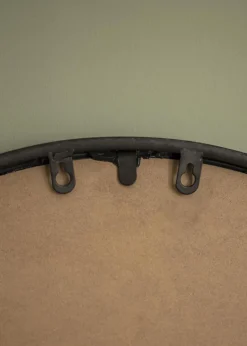 Spejl Window Dome Sort 60x90 cm