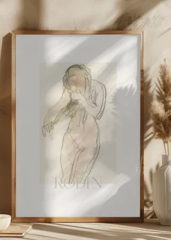 Study of Nude Plakat (21x29.7 cm (A4))