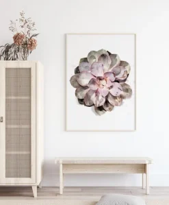 Succulent Plakat (21x29.7 cm (A4))