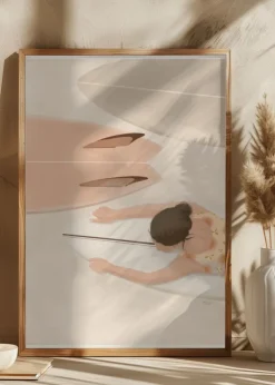 Summer beach Plakat (21x29.7 cm (A4))