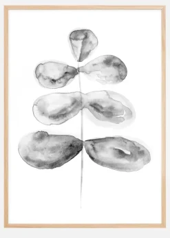 Summer calm B&W Plakat (21x29.7 cm (A4))