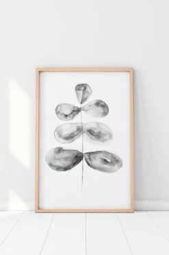 Summer calm B&W Plakat (21x29.7 cm (A4))