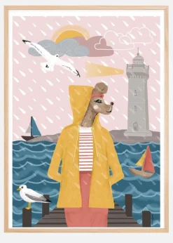 Summer rain Plakat (21x29.7 cm (A4))