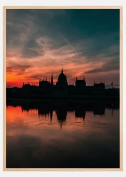 Sundown Over City Plakat (21x29.7 cm (A4))