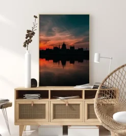 Sundown Over City Plakat (21x29.7 cm (A4))