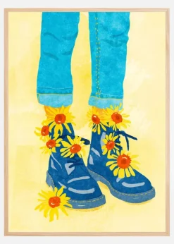 Sunflower Walk Plakat (21x29.7 cm (A4))