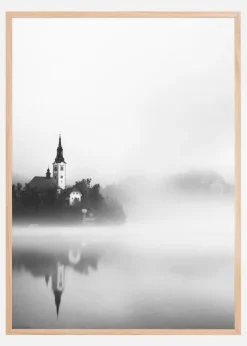 Sunrise At Lake Bled Plakat (21x29.7 cm (A4))
