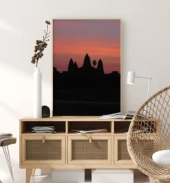 Sunset Over City Plakat (21x29.7 cm (A4))
