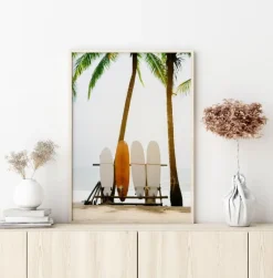Surf Boards Plakat (21x29.7 cm (A4))