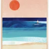 Surf Girl Plakat (21x29.7 cm (A4))