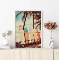 Surfboards Plakat (21x29.7 cm (A4))