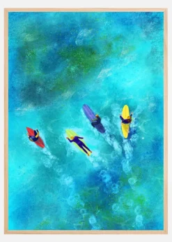 Surfer Dudes Plakat (21x29.7 cm (A4))