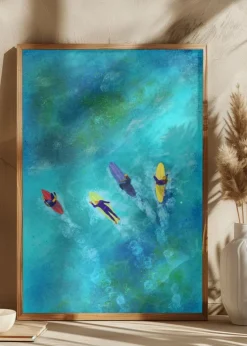 Surfer Dudes Plakat (21x29.7 cm (A4))