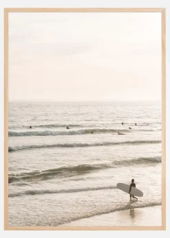 Surfers Beach Plakat (21x29.7 cm (A4))