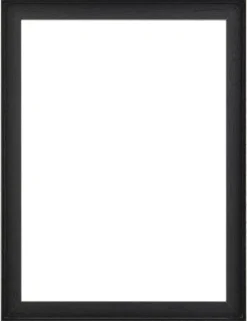 Svæveramme Lexington Sort Sølv 24x30 cm