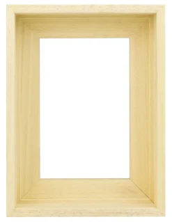 Svæveramme Ontario 3D Ubehandlet Ayoustræ 24x30 cm