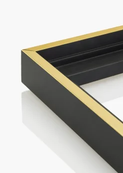 Svæveramme Tacoma Sort Guld 30x40 cm