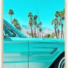 Teal Thunderbird in Palm Springs Plakat (21x29.7 cm (A4))